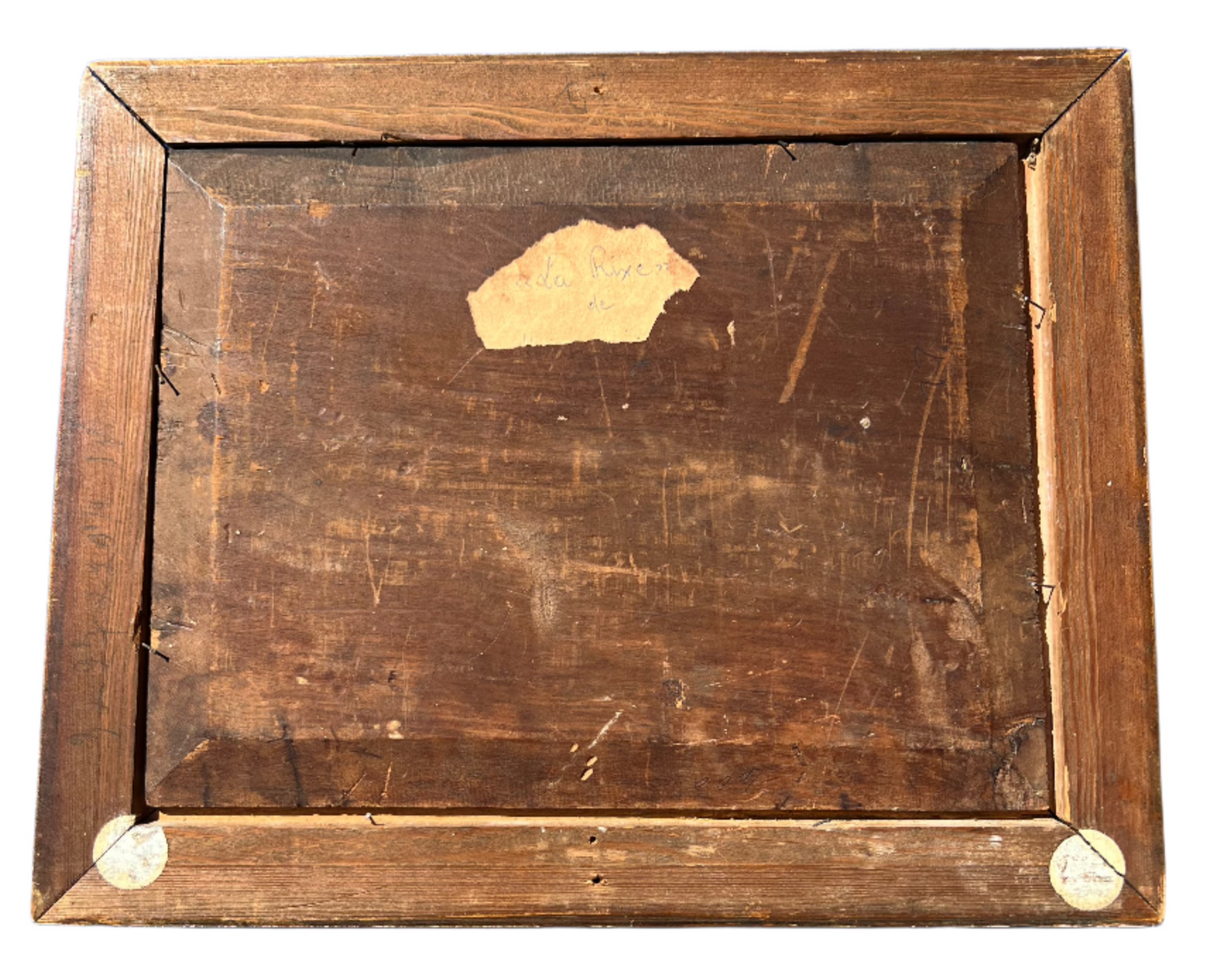 19th Century Antique Oil on Board Painting – Men in a Bar Fight