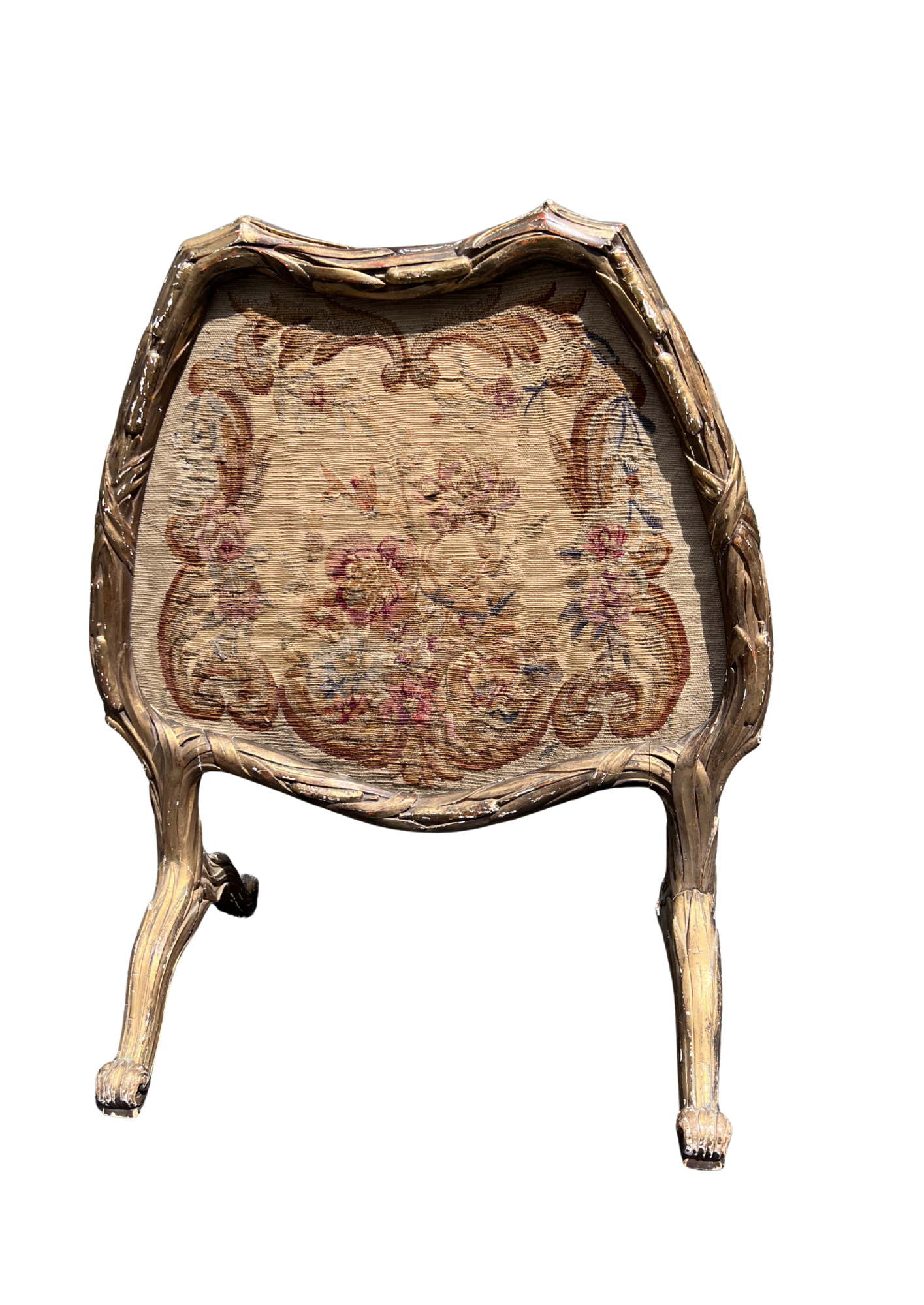 Louis XV Aubusson Tapestry Fireplace Screen