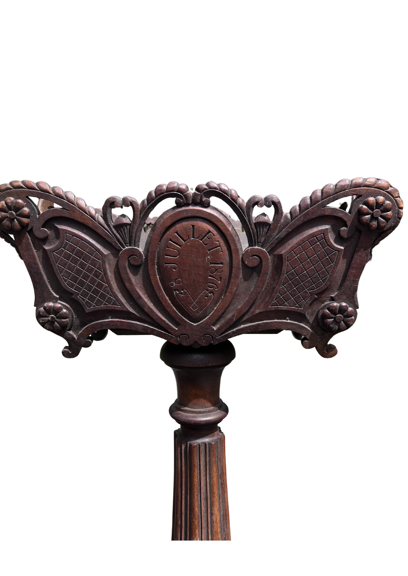 Antique French Black Forest Style Hand Carved Jardinier