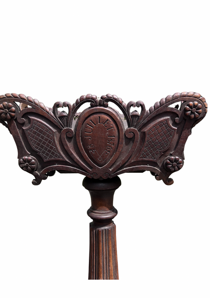 Antique French Black Forest Style Hand Carved Jardinier