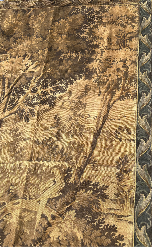 1900s French Verdure Tapestry